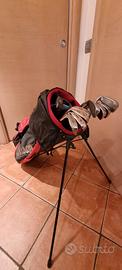 Set 8 ferri Wilson Prostaff + putter e sacca