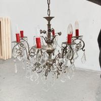 Lampadario stile barocco a goccia