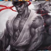 Cuscino personalizzato Street Fighter 5 Ryu e Ken