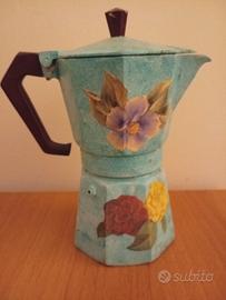 Caffettiera decorata 