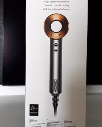 Dyson Supersonic HD07 Nichel/rame, pari al nuovo,