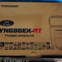 Flash Yongnuo YN686 EX-RT - 2 Batterie a litio