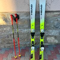 Sci head super shape L140 + racchette leki 105