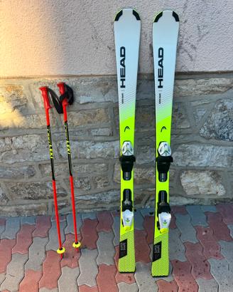 Sci head super shape L140 + racchette leki 105