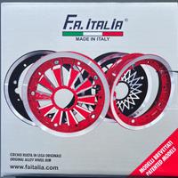 Kit tre cerchi in lega tubeless per vespa