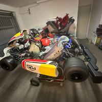 Birel s14 Charles Leclerc con tm kz r1 preparato