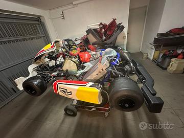 Birel s14 Charles Leclerc con tm kz r1 preparato