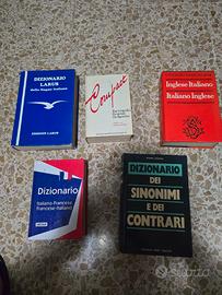 5 libri tra dizionari e sinonimi euro 50