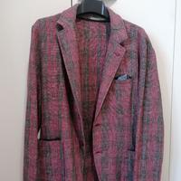 Giacca sartoriale Teleria Zed, due bottoni, lino