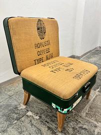 VALIGIA POLTRONA VINTAGE NUOVA