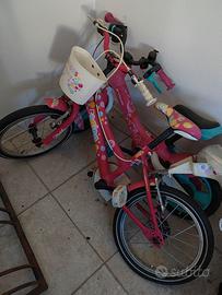 2 Bici per bambina senza pedali e con rotelle stac
