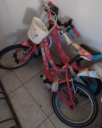 2 Bici per bambina senza pedali e con rotelle stac