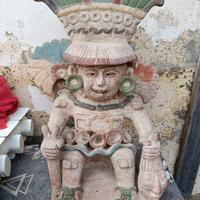 Statua in terracotta stile azteco / precolombiano 