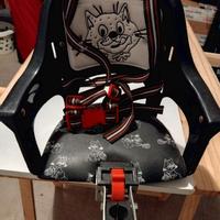 Seggiolino Bici Bimbo con Disegno Gatto