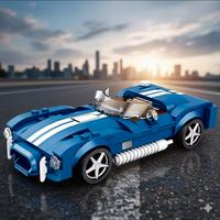 Kit Costruzioni Auto Sportiva Blu 312 Pezzi