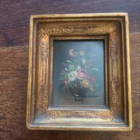 Quadretto floreale vintage