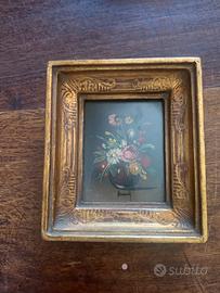 Quadretto floreale vintage