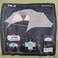 Quechua T6.3 - Tenda Familiare Top di Gamma 3 cam 
