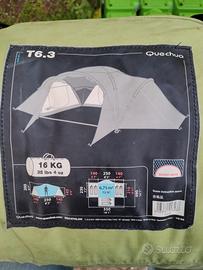 Quechua T6.3 - Tenda Familiare Top di Gamma 3 cam 