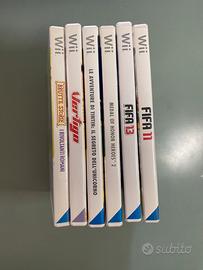 LOTTO 6 Giochi Nintendo Wii - Completi Funzionanti