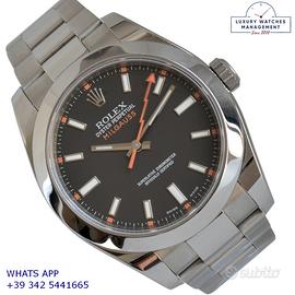 ROLEX Milgauss 116400 Black LumiNova Full Set 2010