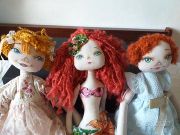 3 bambole stile tilda solls imaginarium