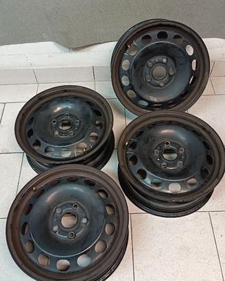 4 cerchioni in ferro Volkswagen Golf 7,5