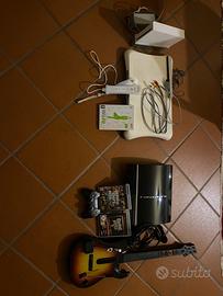 PS3 + Nintendo Wii + Relativi accessori