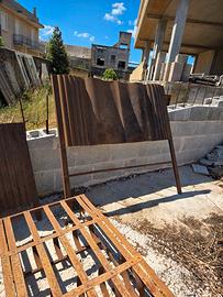 LETTO MATRIMONIALE IN FERRO D'EPOCA 