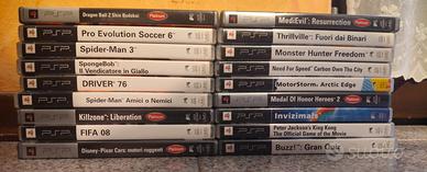 Lotto 18 giochi PSP