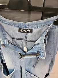 pantalone fitness/hiphop jeans Drums XS