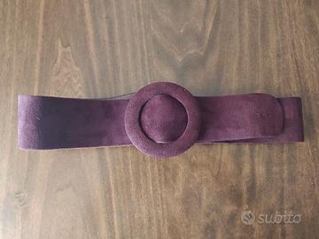 cintura color prugna