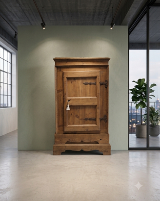 Armadietto in abete arte povera