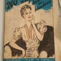album anni '40 disegni decalcabili da ricamo