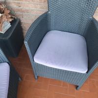Sedia da giardino in rattan