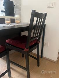 Sedie ikea con cuscino