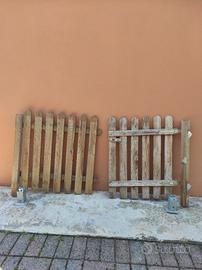 Cancelletto legno giardino 