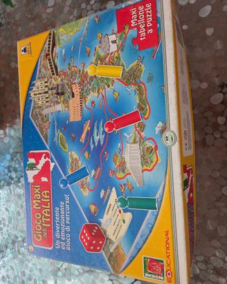 Gioco Maxi dell'Italia, gioco da tavolo vintage