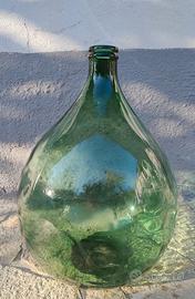 Damigiana in vetro soffiato - vintage -