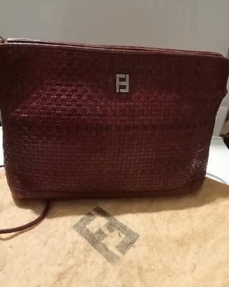 Tracolla Fendi anni '70 in Pelle