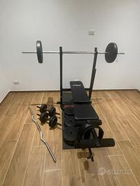 Panca pesi e tapis roulant