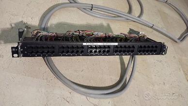 Pannello telefonico Patch 50 posizioni