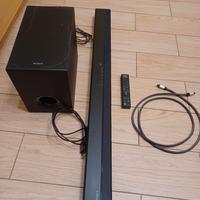 sound bar sony + subwofer 