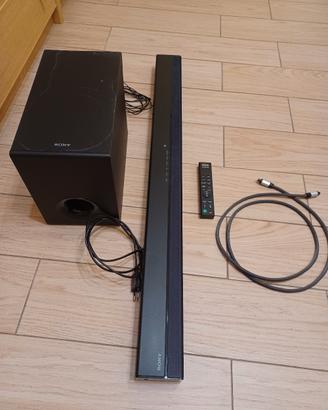 sound bar sony + subwofer 