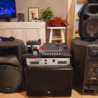 IMPIANTO AUDIO PROFESSIONALE ADATTO PER LOCATION