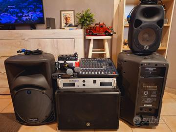 IMPIANTO AUDIO PROFESSIONALE ADATTO PER LOCATION