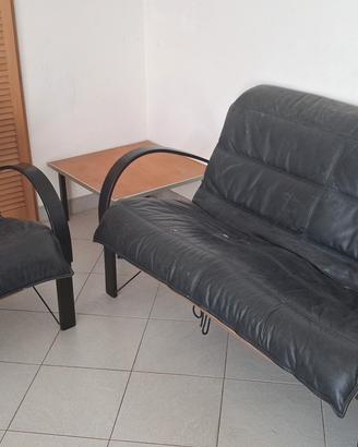 Set divanetti in similpelle