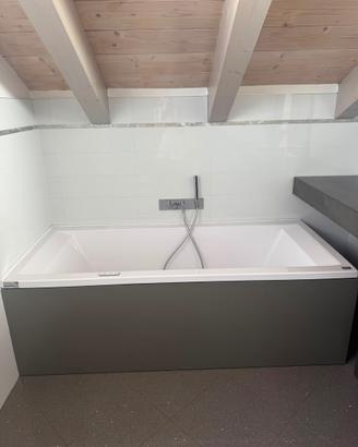 Vasca da bagno 175×80 cm con idromassaggio ad aria