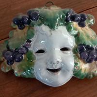 maschera di ceramica vintage