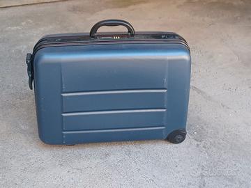 Valigia Spalding blu rigida